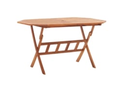 Garden Table, Garden Tables Vidaxl Marrom Madeira (135 X 85 X 75 Cm)