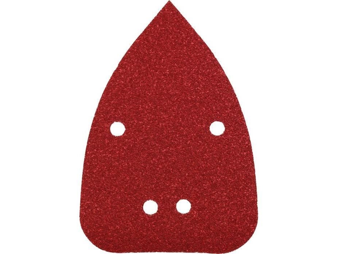 Pratos de Lixar Triangulares Quick-Stick Wood & Metal Corindo Refinado 96 X 136 Mm 493608 KWB