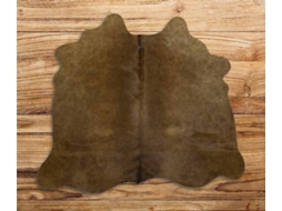 Tapete ZERIMAR Pele de Vaca (Castanho - 130x140 cm - Pele)