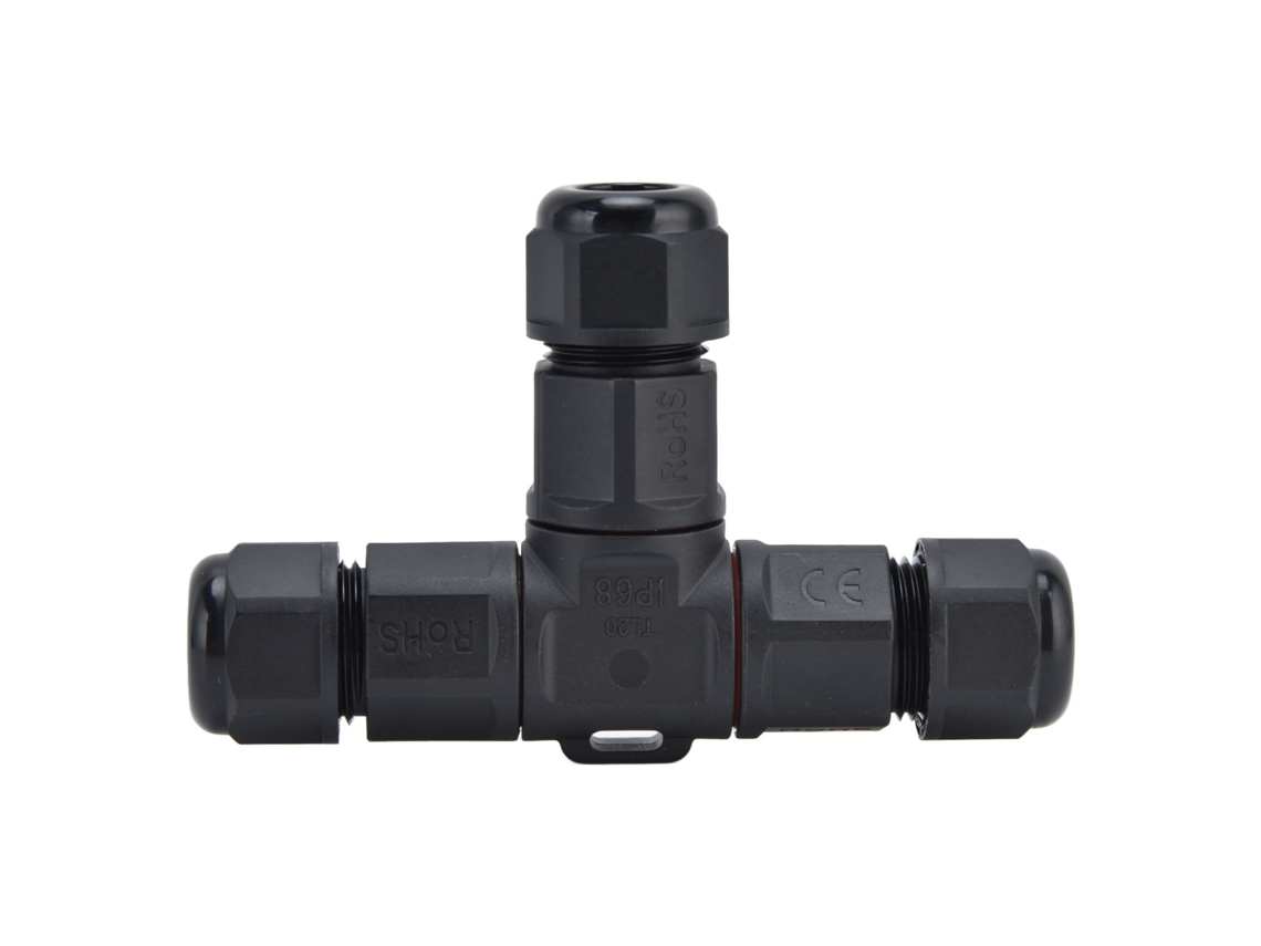 Conector À Prova D'água 3 Pinos Tee 16a 250v