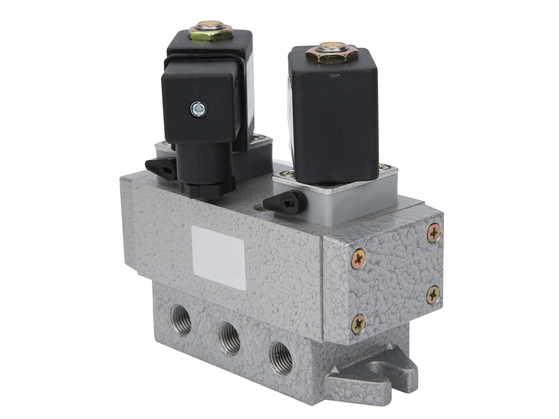 Válvula Solenóide Elétrica Laxiscreed De 2 Posições E 5 Vias Para Controlo Duplo