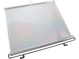 Protetor solar para bancos de carro com ventosa, proteção UV e isolamento térmico.