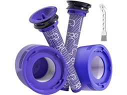Acessórios Aspirador De Pó Para Dyson V7 E V8, Kit Com 4 Filtros De Reposição Cuich