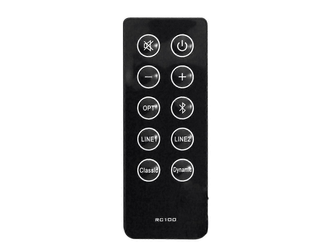 Controle Remoto Substituto Compatível Com Rc10d Rc100 Barra Som Edifier R2000db Bluetooth