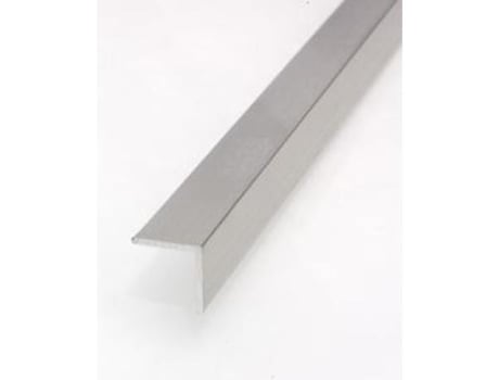 Angulo aluminio 20x20mm 2mt plata tira 2mt