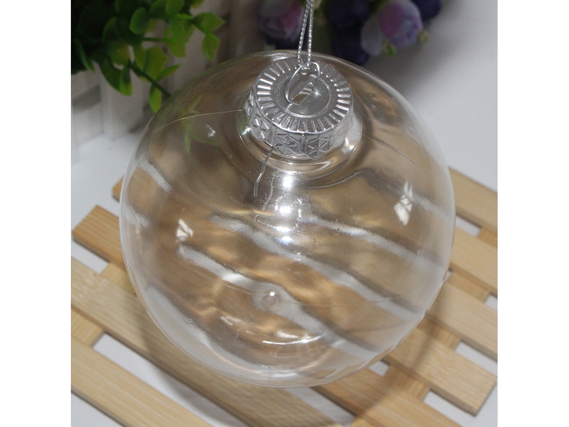 Bolas De Natal Transparentes (8cm, Embaladas Em Caixas) Eoocoo