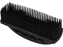 Escova De Silicone Nuobesty, Design Ergonômico, Preta, Para Limpeza De Pelos Animais Estimação E Fácil Usar Em Carpetes