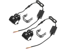 Farol De Led Para Motocicleta De 12w, 8-80v, Ip67, Alumínio, Feixe De Condução, À Prova D'água.