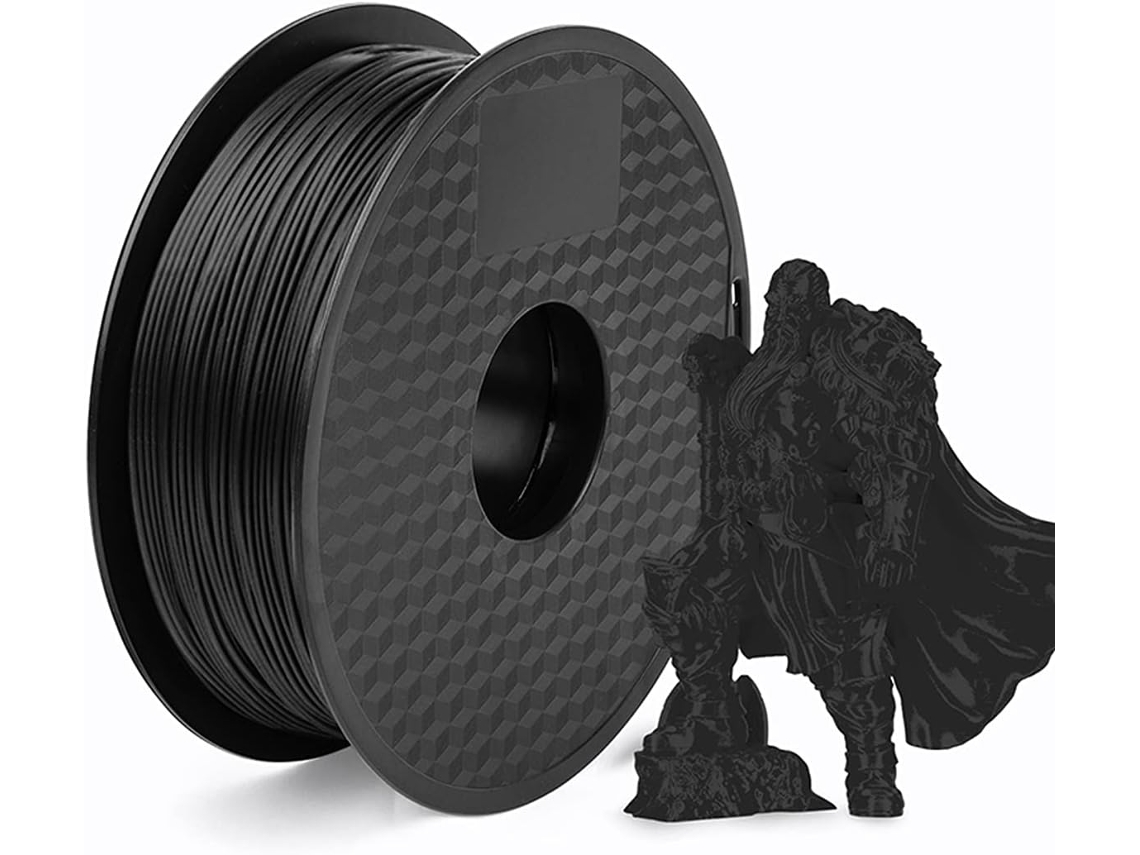 Filamento Para Impressora 3d Pla 1,75 Mm, Bobina De 1 Kg, Material De Impressão 3d De Filamento Preto Slowmoose