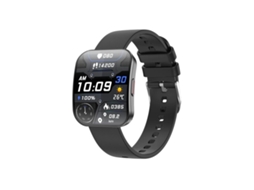 (preto) Smartwatch Com Tela De 1,85 Polegadas, Monitoramento Em Tempo Real Da Frequência Cardíaca E Oxigenação Sanguínea, E Alarme Sos.