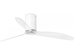 Ventoinha de Teto FARO BARCELONA Mini Tube Branco (32 W - Diâmetro 128 cm)
