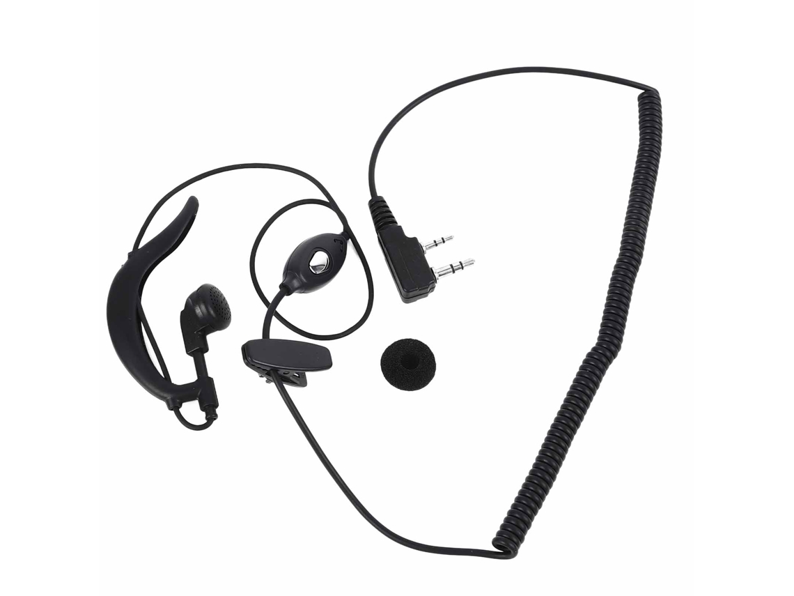 Fone de Ouvido para Rádio Walkie talkie EOOCOO (com Microfone, Ajustável)