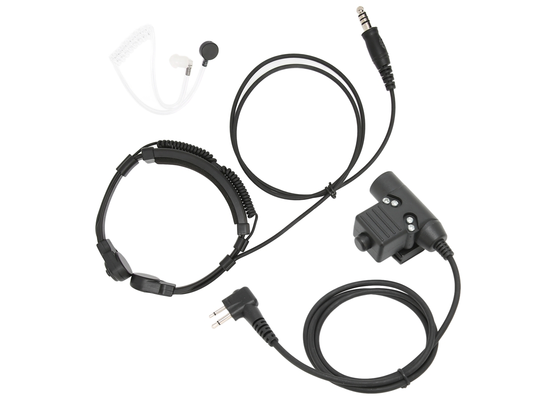 Fone De Ouvido U94 Ptt Com Controle De Garganta Redução De Ruído 7.1mm Ajustável Para Motorola