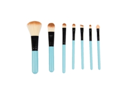 Conjunto De Beleza Com 7 Peças Pincel Para Sombra, Blush, Pó Solto, Puw7852 Everley891