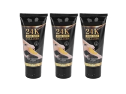 2026 crema Depilatoria 24k Colágeno Dorado Hidratante Inhibe Crecimiento Painless 3pcs 60ml para Mujeres Y Hombres