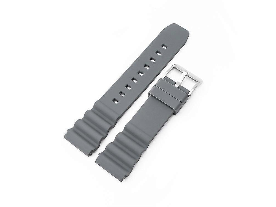 Pulseira De Silicone Com Fivela Prateada Xdfind