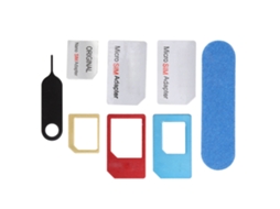Adaptador de Cartão Sim Adaptador Universal de Recuperação de Cartão Sim 5 em 1 EOOCOO (recuperação e Conversão)