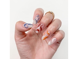 1 Peça de Tips para Unhas Modelo Jp1413 AURUM