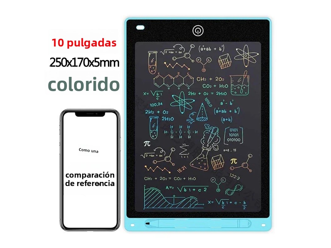(azul, 10 Polegadas) Tablet De Escrita Lcd, Quadro De Desenho, Brinquedo Educativo Montessori Para Desenho