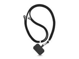 Colar Com Alça Para Celular Ajustável Universal - Preto