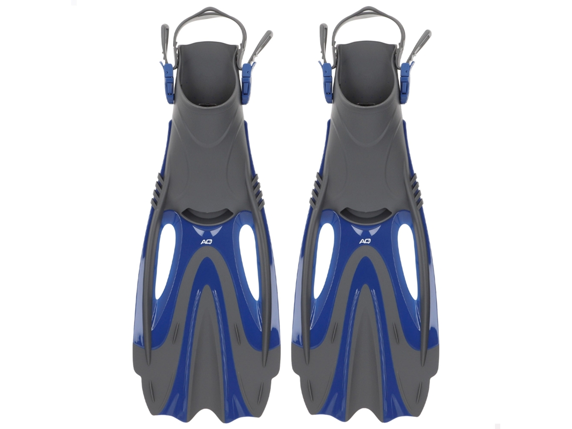 Barbatanas Ajustáveis, Tamanho 39 45, a Partir Dos 12 Anos, Mergulho com Snorkel, Atividades Aquáticas, Tamanho M, Desportos AQUA SPORT