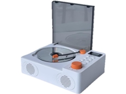 Leitor De Cd Integrado, Leitor De Cd Portátil Retrô Fever, Alto Falantes Duplos, Bluetooth 5 3, Usb, Cartão Tf, Fm, Aux
