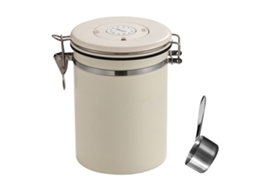Recipiente Hermético de Aço Inoxidável para Alimentos, Brinquedo Portátil em Formato de Gota para Esvaziar Café MDUG (branco 1,5l)