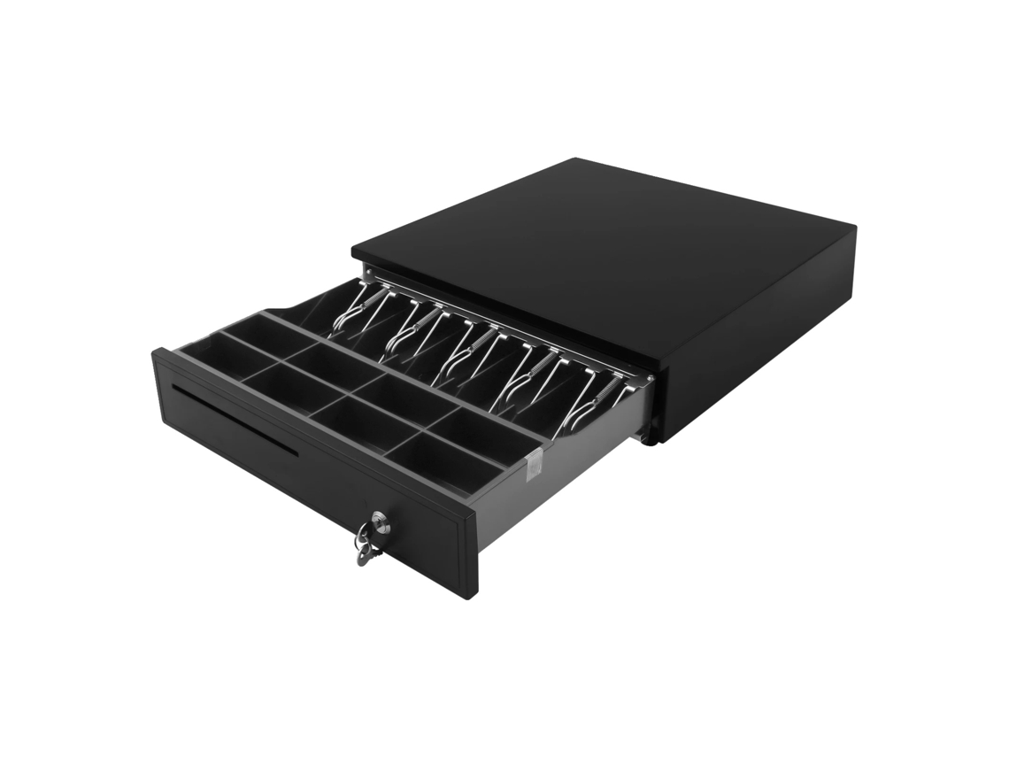 Gaveta De Caixa Registradora, Design De 8 Compartimentos, Mecanismo De Fechadura Rj11, Marrom