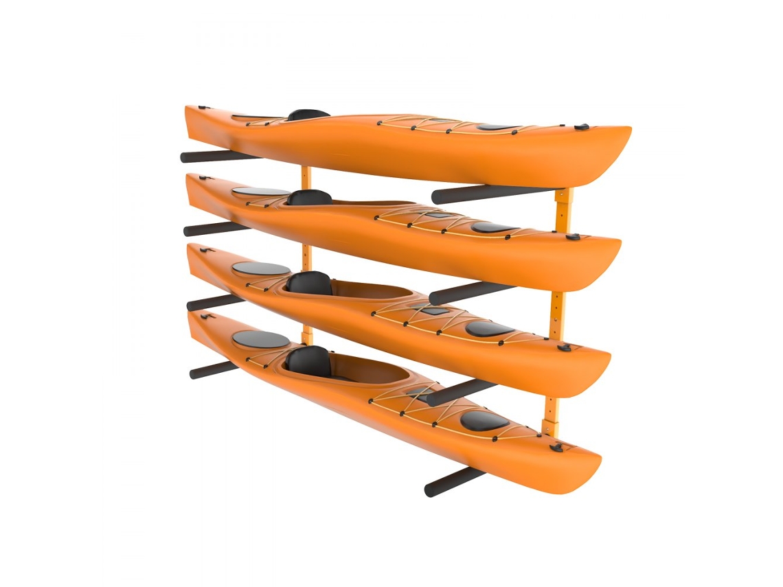 Sistema De Armazenamento Vertical Em Aço Para Caiaques, Canoas E Paddleboards Tekmaquinas