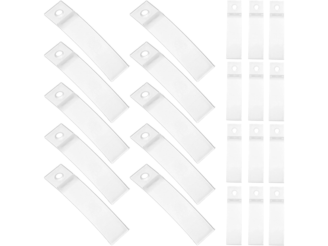 Conjunto De 100 Guias Plásticas Antiderrapantes Para Gavetas, Ideais Para O Fundo De Armários E Escritórios Fáceis