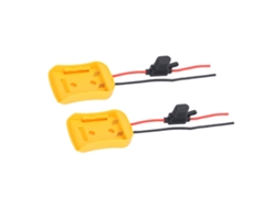 Laxiscreed Adaptador Para Bateria De Íons De Lítio Com Fusível E Terminais Aderentes