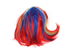 Perucas Curtas Retas Coloridas Para Cosplay E Halloween Feminino
