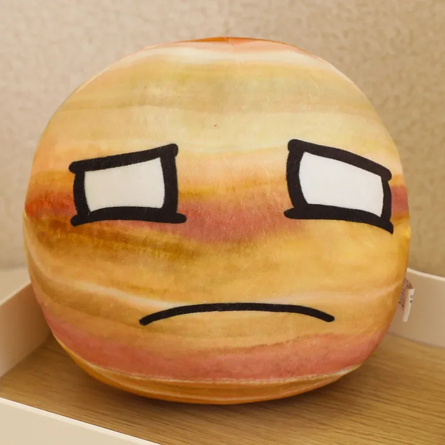 Almofada de Pelúcia Planetária, Enfeite de Pelúcia Educativo Infantil MDUG (saturno 18cm)