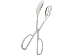 Pinça Para Bife, Tesoura De Aço Inoxidável, Acabamento Prateado, Superfície Brilhante, Segura E Higiênica, Para