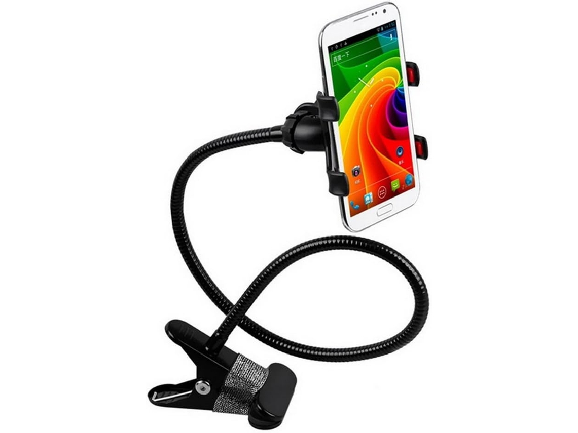 Suporte Flexível De Braço Longo Com Rotação De 360 ​​graus Para Celulares, Ideal Para Uso Em Mesas De Cama.