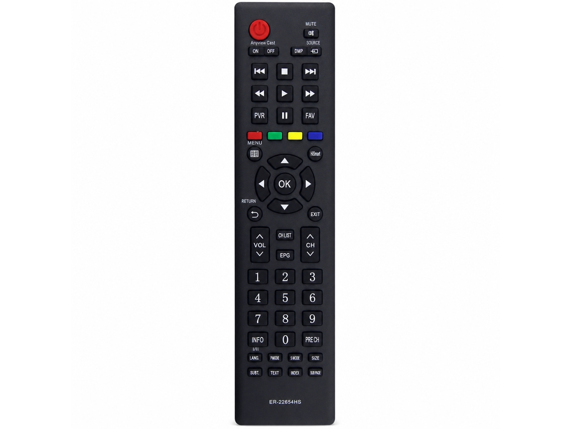 Comando À Distância Para Tv Compatível Com Hisense Er-22654hs