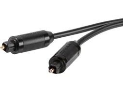 Cabo Fibra Óptico VIVANCO TOSLINK (Preto)