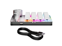 Teclado Macro Personalizável De 16 Teclas Com 3 Botões, Mini Programável Troca A Quente -aquaforge