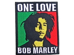 Emblema de Coser ROCK OFF Bob Marley One Love
