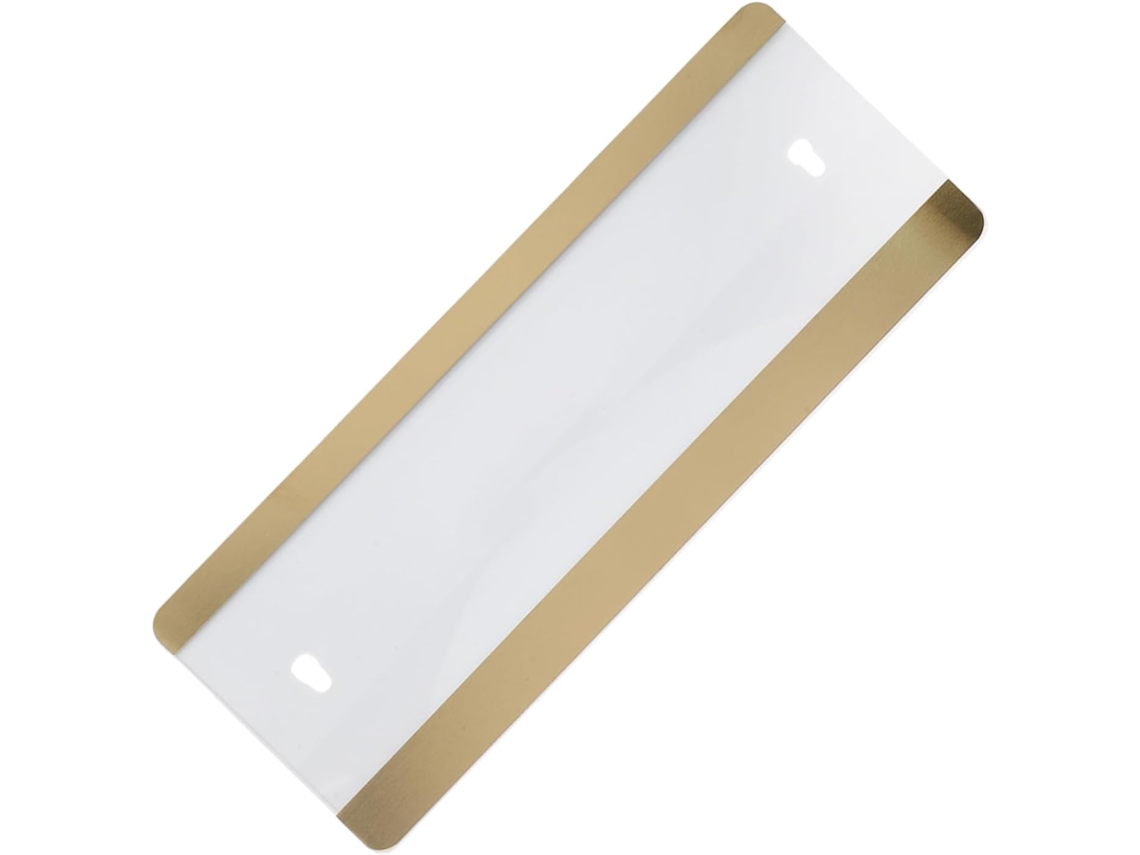 Placa De Identificação Para Porta Em Aço Inoxidável, Dourada, Estilo Moderno (2 Peças)