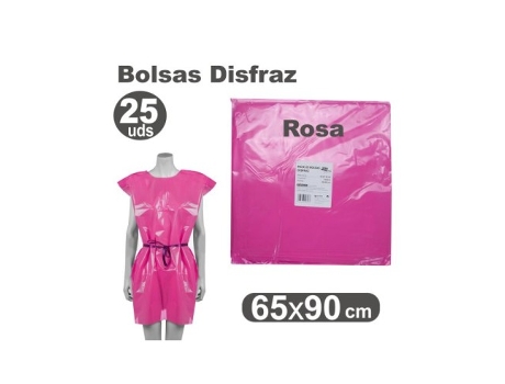 Livro Pack/25 Bolsas De Plastico Para Disfraces 65x90cm Rosa De Desconocido (espanhol)