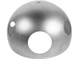Base de mesa Supvox em metal marrom, formato Cogumelo, para quarto infantil, com efeito de luz noturna e opção de pintura DIY.