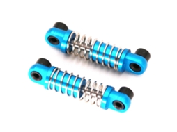 Azul 2pcs Wltoys 1/28 Amortecedores em Metal Atualizados 284131 284161 284010 K969 K989 K999 P929 Peças de Substituição para Carro Rc MDUG