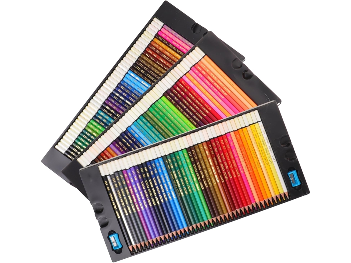 Estojo Portátil Para Lápis De Cor, Ideal Para Meninos E Meninas, Perfeito Para Arte, Casa, Escola, Desenho E Escrita.