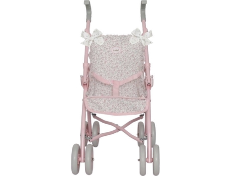 Carrinho de Bebé Individual LA NINA Violeta (34 X 62 X 42 Cm) Rosa e Branco