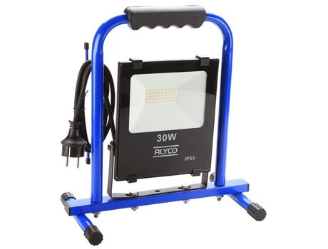Projetor Inclin?vel Extra Fino com Suporte Met?lico 30W Smd Ip65 ALYCO ORANGE