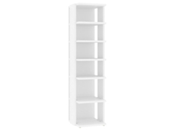 Sapateira VIDAXL Branco Madeira processada (27,5x27x102 cm)