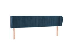 Headboard, Headboards Vidaxl Azul Veludo (163 X 23 X 78/88 Cm)