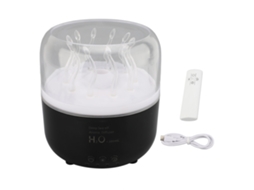 Ventoinha Sem Pás com Humidificador 4000mAh S/MARCA, silencioso