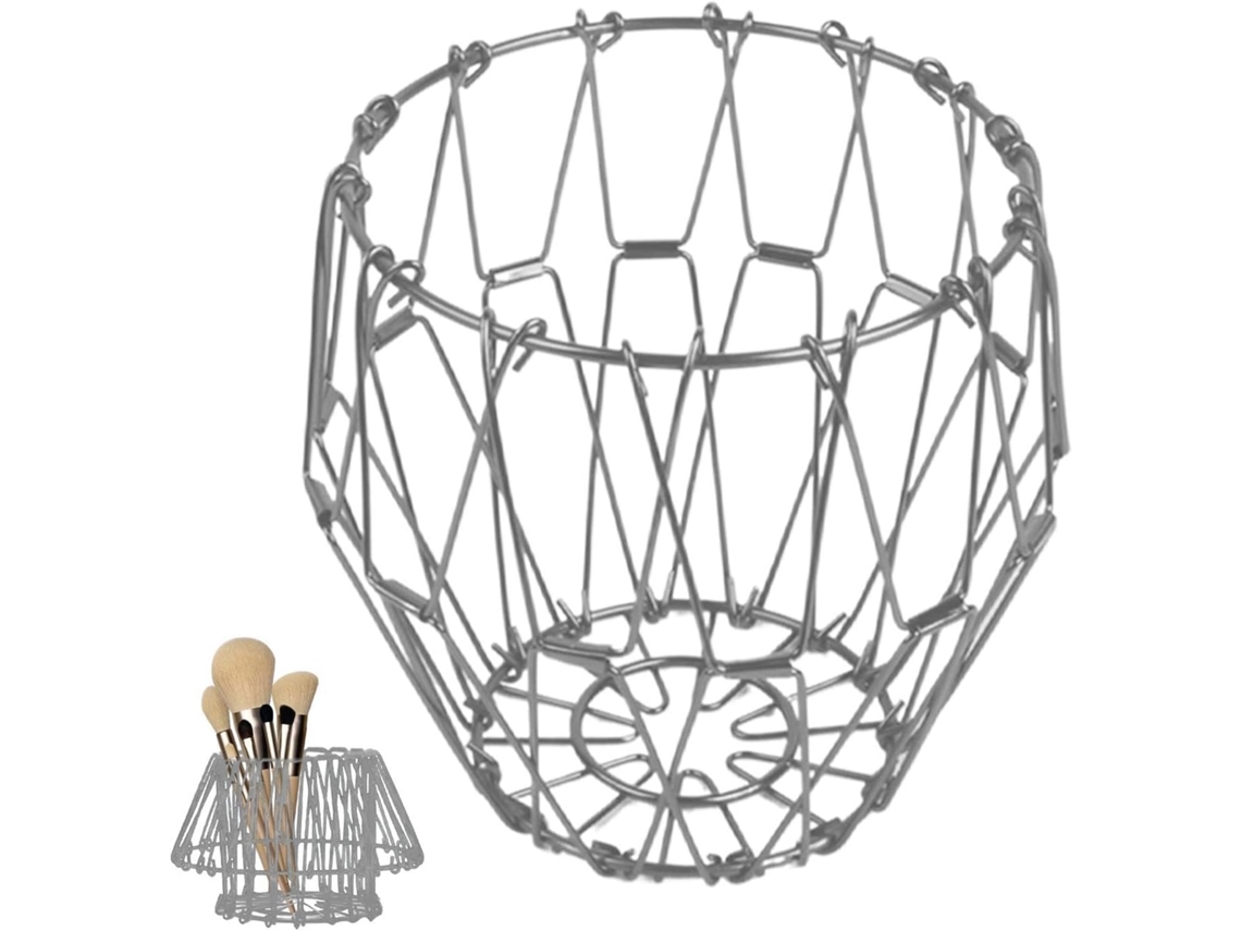 Cesta De Frutas Dobrável Genérica, Frutas De Metal, 13 Cm (5,12 Polegadas)